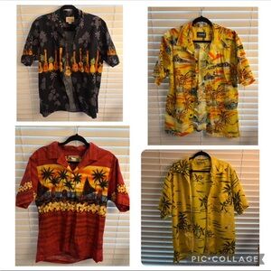 Hawaiian Themed Men's Shirt Collection